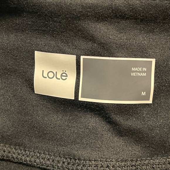 Lolë Ladies Lounge Jogger NWOT - Black Size Medium with Side Pockets - Picture 4 of 6